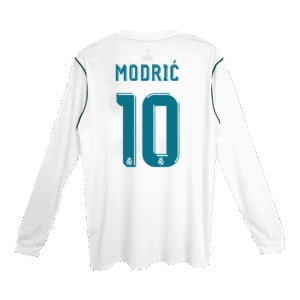 Vintage Soccer Jersey MODRI? #10 Real Madrid Home Long Sleeve 2017/18