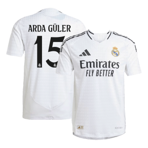 ARDA G??LER #15 Real Madrid Home Authentic Soccer Jersey 2024/25