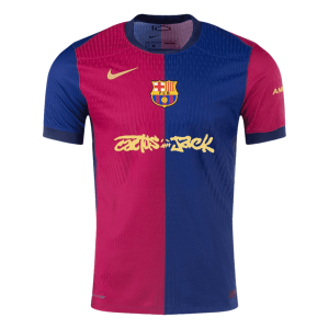 Barcelona X Travis Scott Home Authentic Soccer Jersey 2024/25