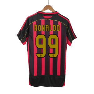 Vintage Soccer Jersey RONALDO #99 AC Milan Home 2006/07