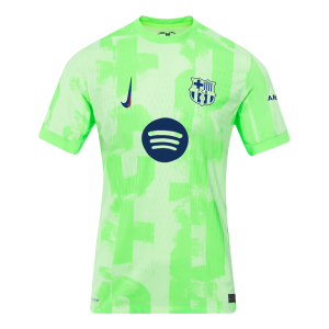 Barcelona Third Away Authentic Soccer Jersey 2024/25 -??Spotify Logo Without Text??
