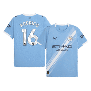 RODRIGO #16 Manchester City Home Soccer Jersey 2025/26