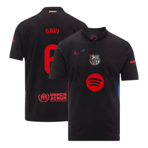 GAVI #6 Barcelona Away Soccer Jersey 2024/25- Spotify Logo Without Text