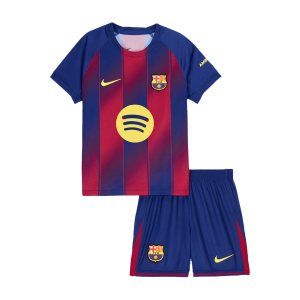 Barcelona Home Kids Soccer Jerseys Kit 2025/26