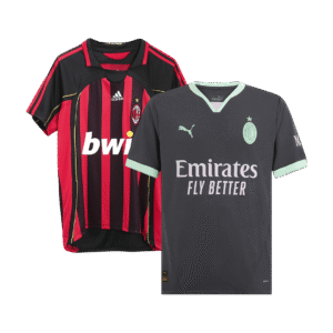 Vintage Jersey AC Milan Home 2006/07 & AC Milan Third Away Jersey 2024/25