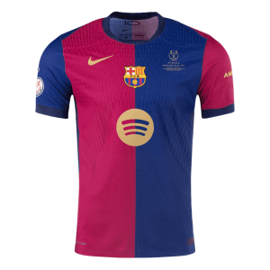 Barcelona Home Authentic Soccer Jersey 2024/25 – Copa del Rey Final