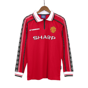 Vintage Soccer Jersey Manchester United Home Long Sleeve 1998/99