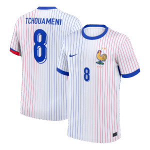 TCHOUAMENI #8 France Away Soccer Jersey 2024