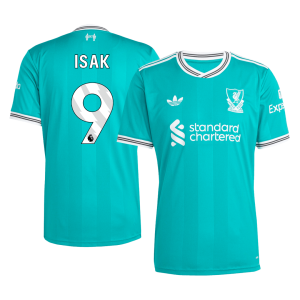 ISAK #9 Liverpool Third Away Soccer Jersey 2025/26